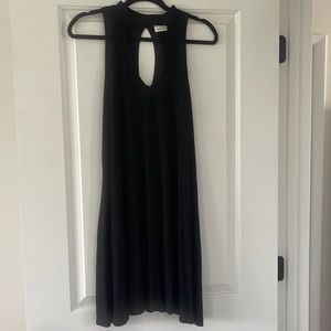 Cutout Black Dress